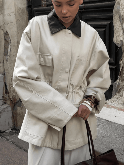 Chaqueta Oversize con Cordón Therese