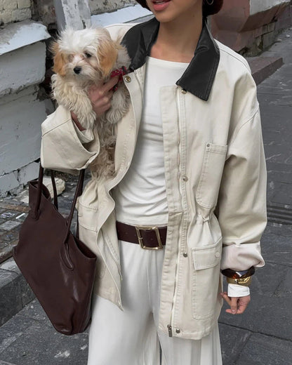 Chaqueta Oversize con Cordón Therese