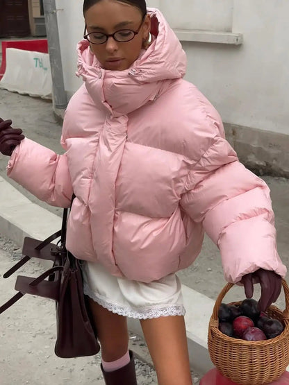 Chaqueta acolchada con capucha Vina