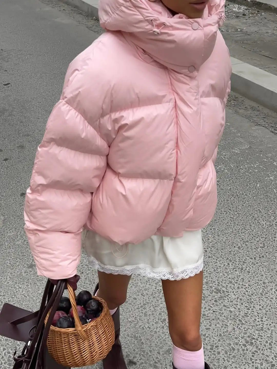 Chaqueta acolchada con capucha Vina