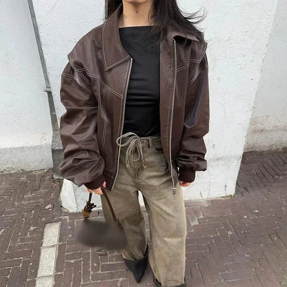 Chaqueta Sophia con cuello y cierre de cremallera