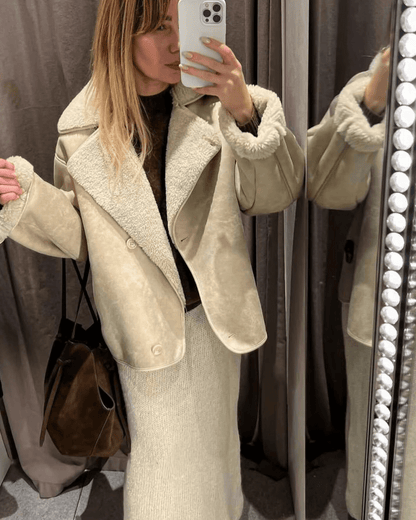 Chaqueta Arianne de piel sintética tipo sherpa
