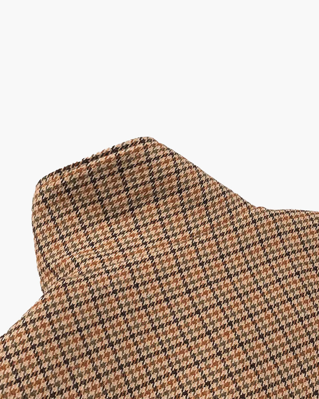 Chaqueta corta Ava con cuello embudo y pata de gallo