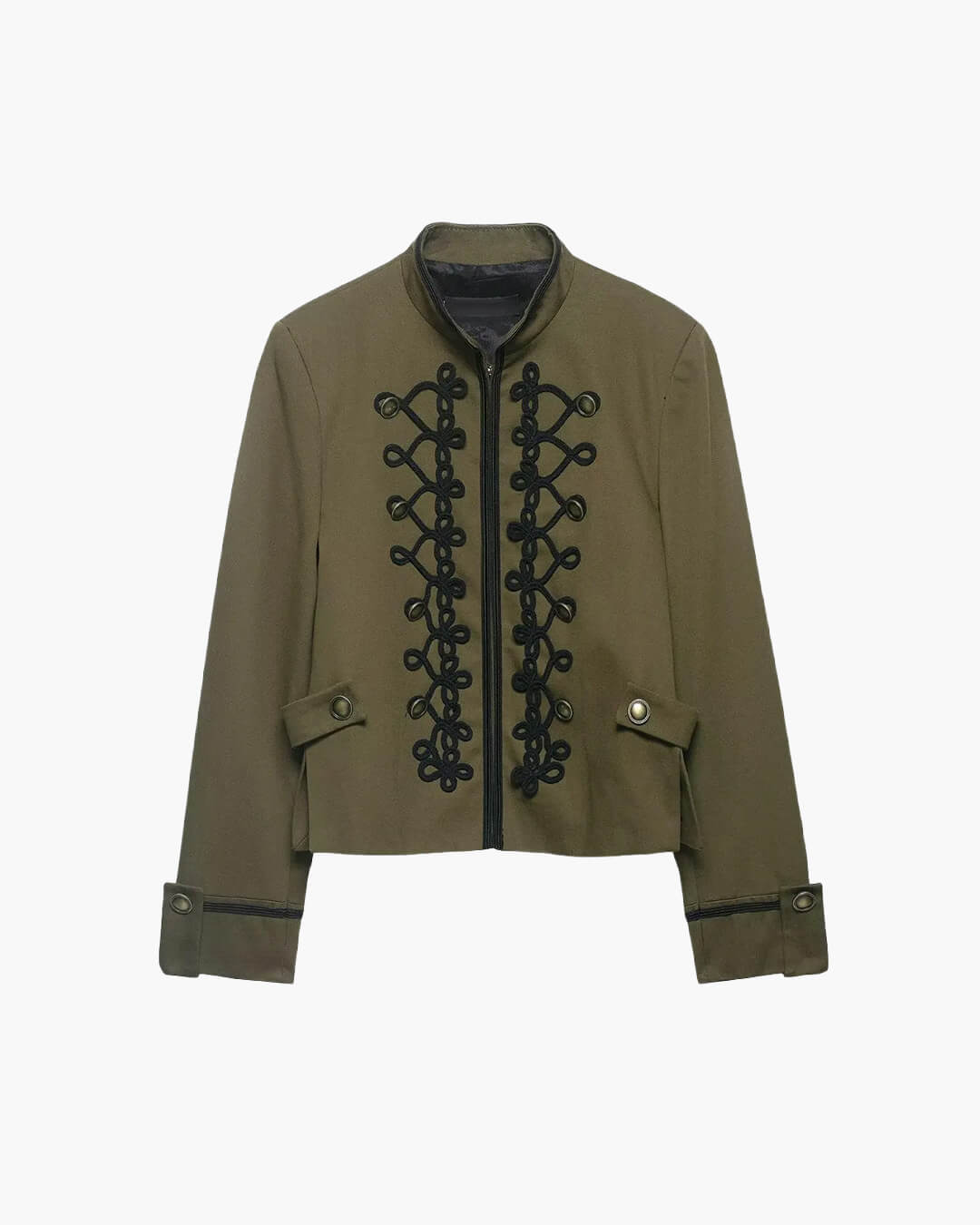 Chaqueta Napoleon Becky con hebilla de nudo de cuerda