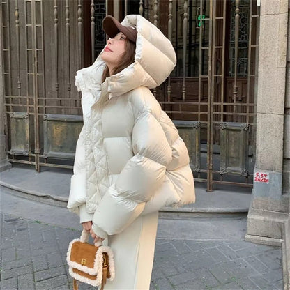 Adaure Chaqueta Acolchada Gruesa con Capucha