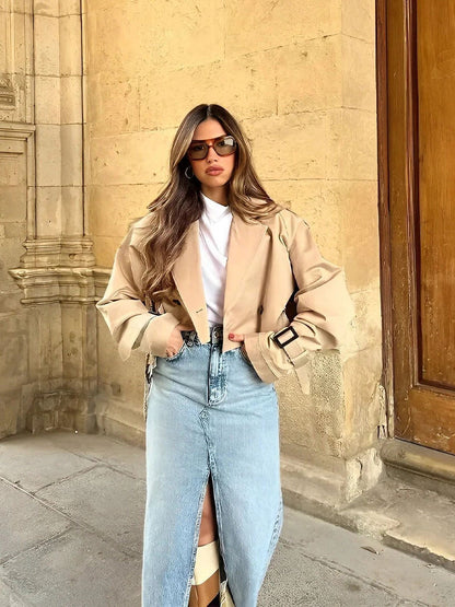 Gabardina corta Blair
