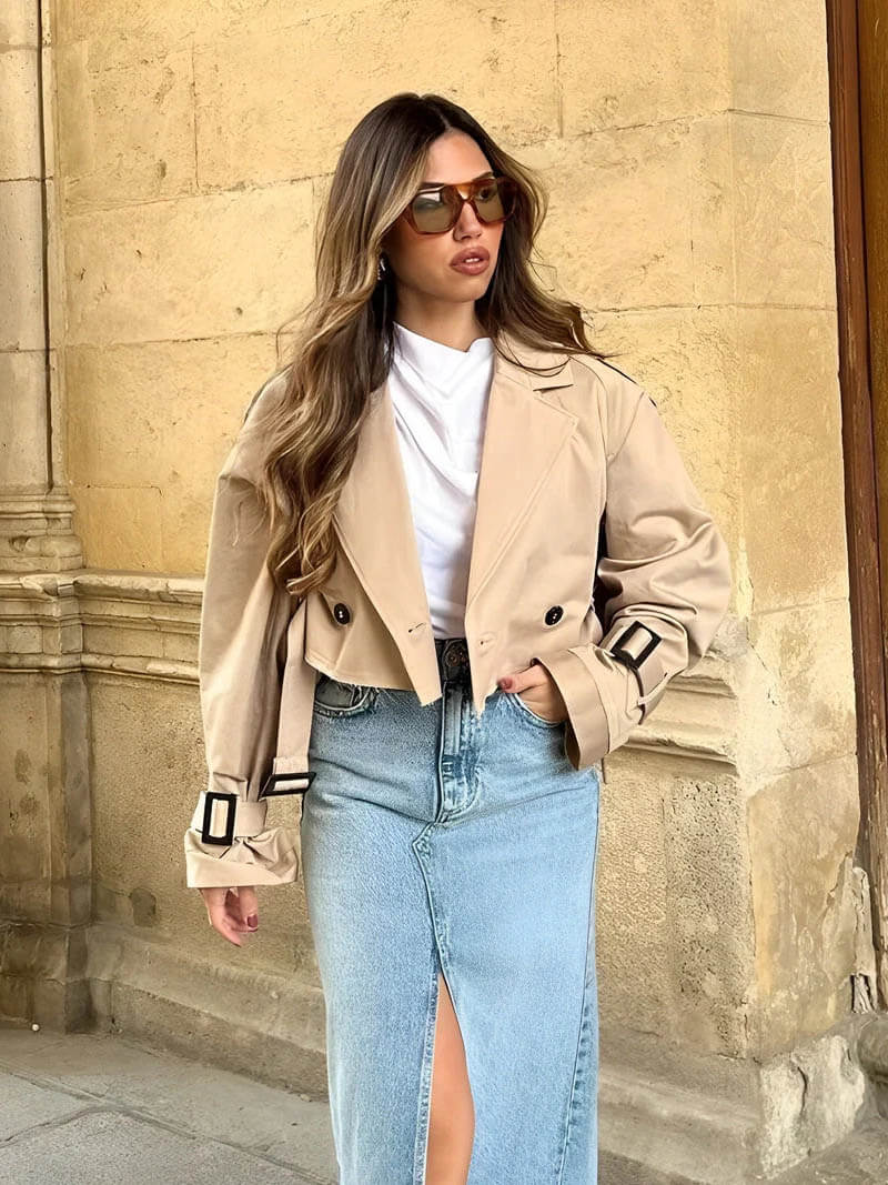 Gabardina corta Blair