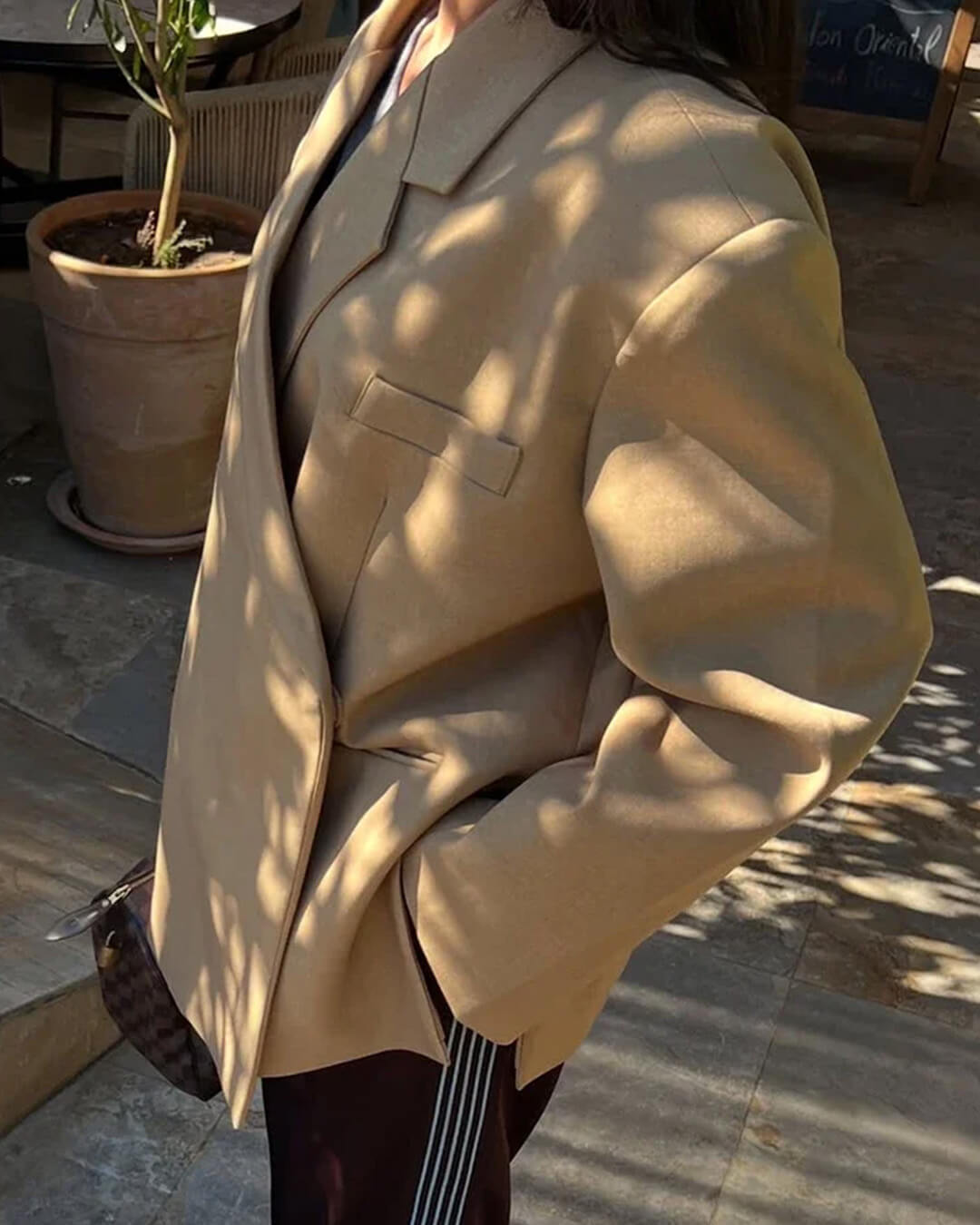 Blazer de Solapa con Un Botón Brittany