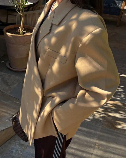 Blazer de Solapa con Un Botón Brittany