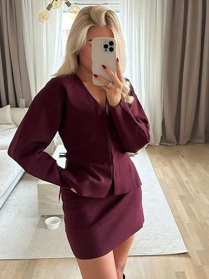 Conjunto de punto Cathy