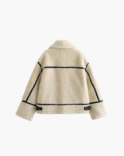 Chaqueta bomber de bouclé Chantal