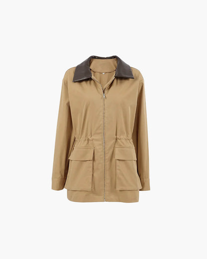 Gabardina Corta con Bolsillos Christina
