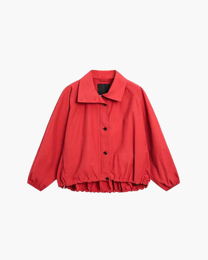Chaqueta Clara de cuello alto