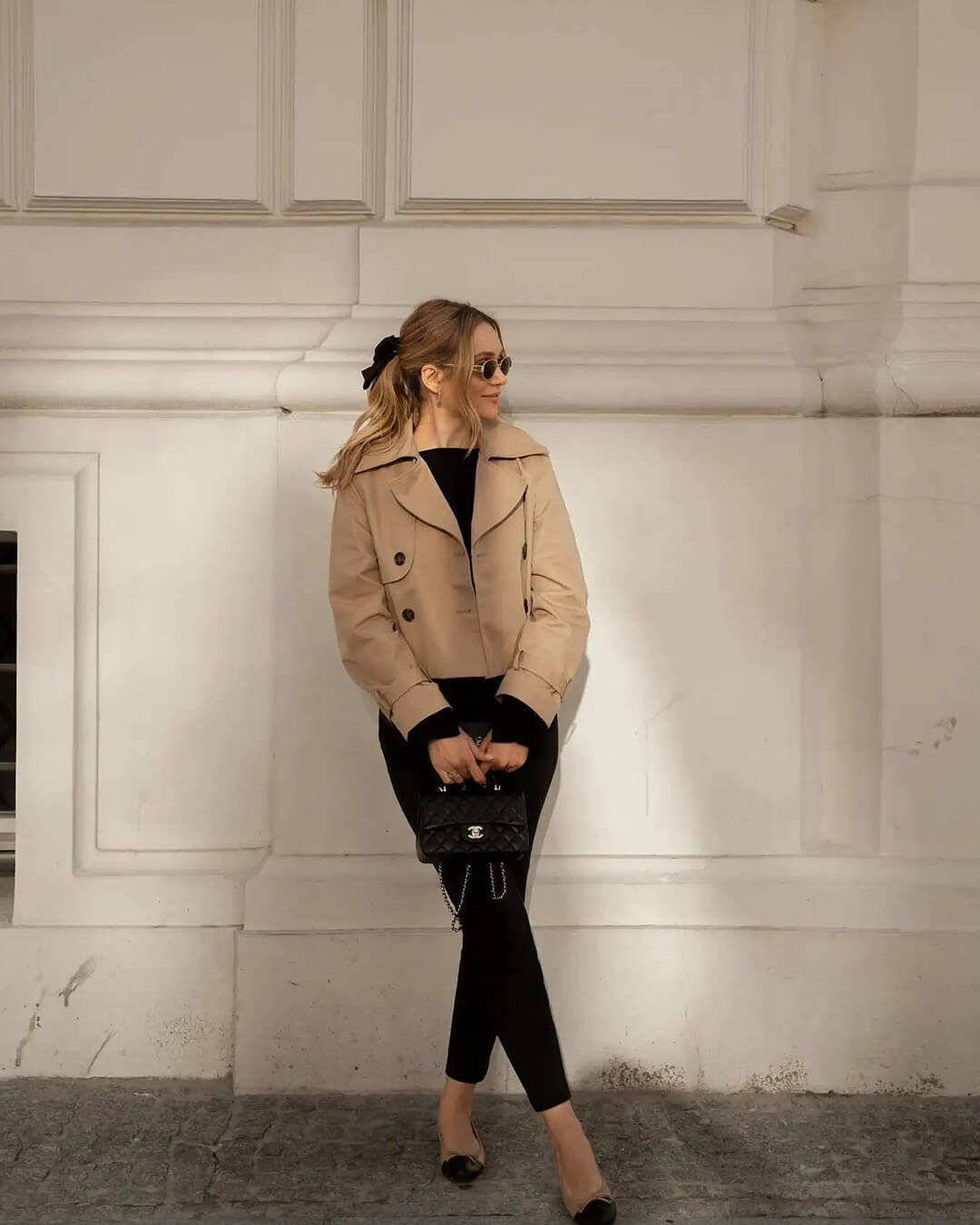 Gabardina corta Clarisse