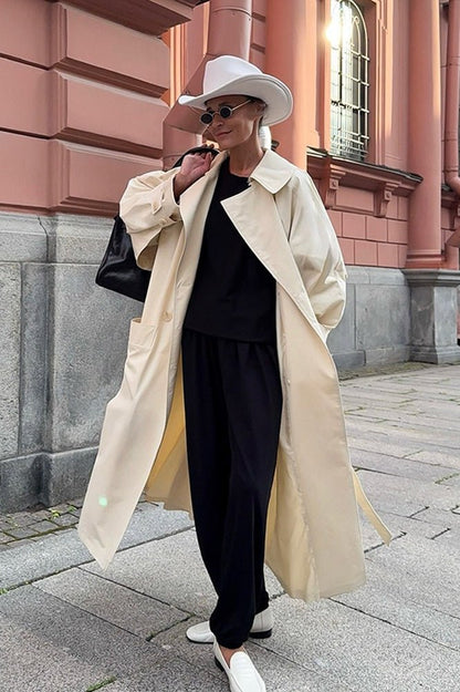Gabardina Danielle con cinturón