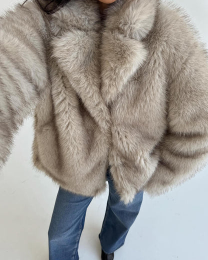 Chaqueta esponjosa de longitud media Darcy