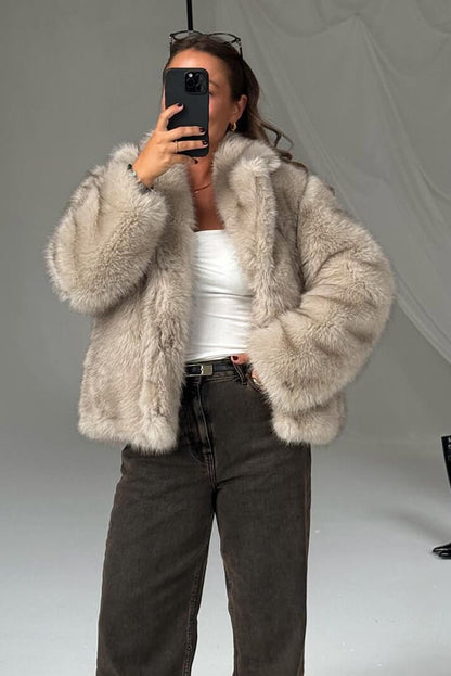 Chaqueta esponjosa de longitud media Darcy