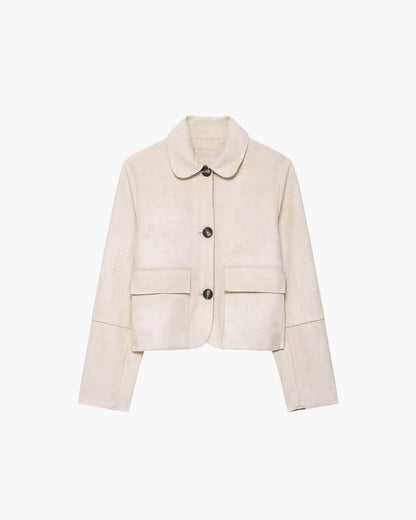 Chaqueta de ante sintético Elara
