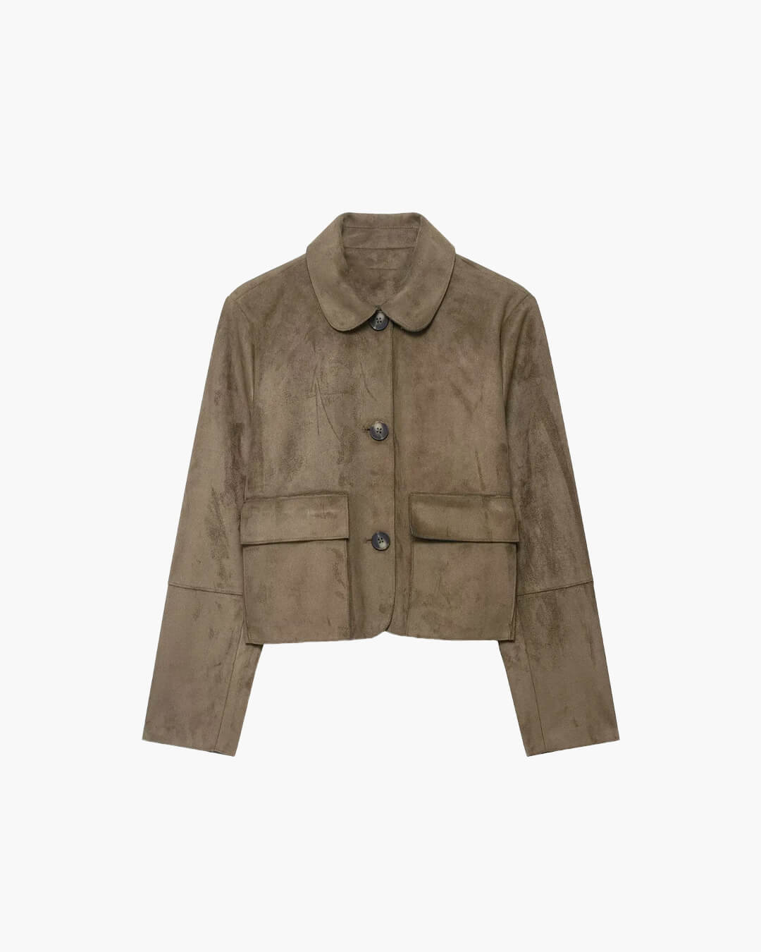 Chaqueta de ante sintético Elara