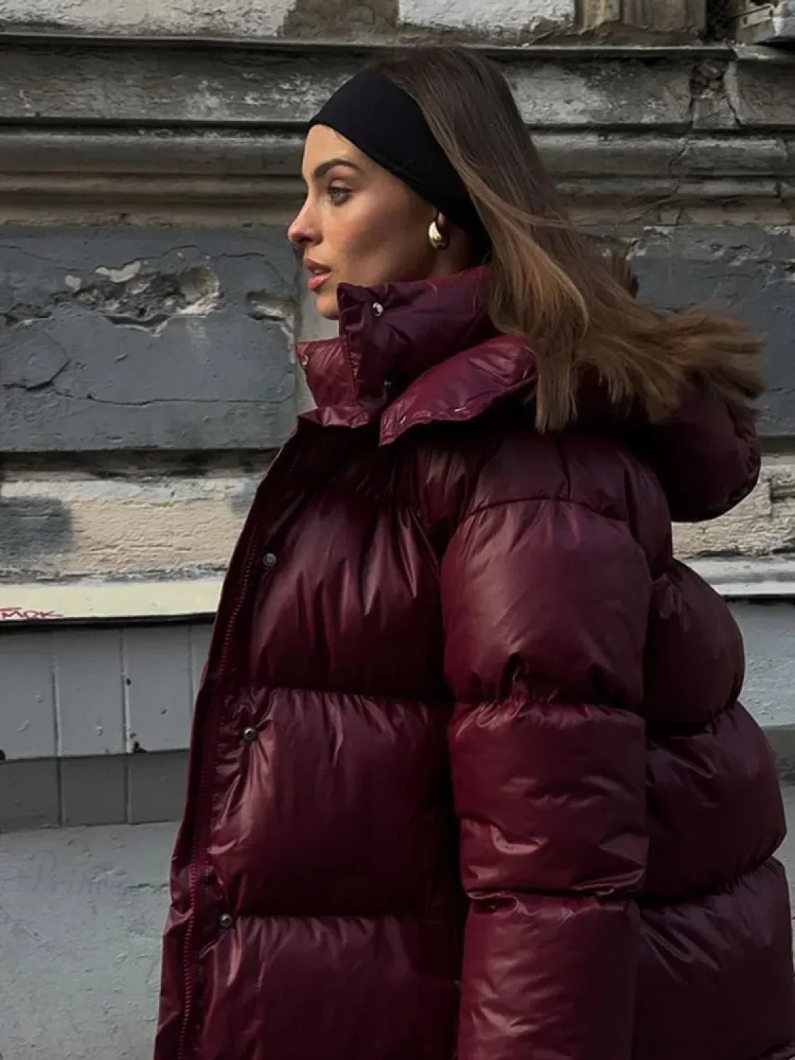 Abrigo Parka Acolchado con Capucha Eliza
