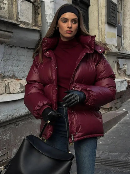 Abrigo Parka Acolchado con Capucha Eliza