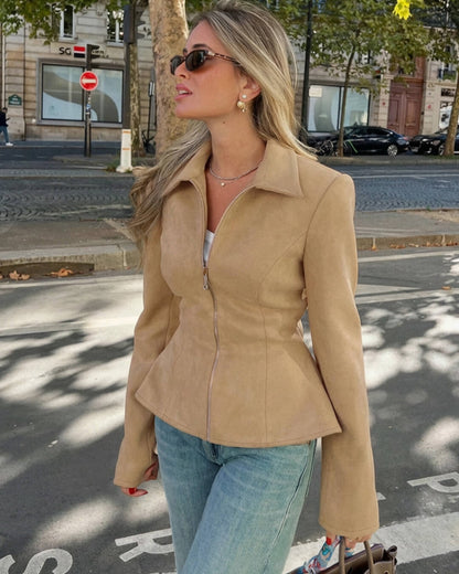Chaqueta Ella de ante sintético