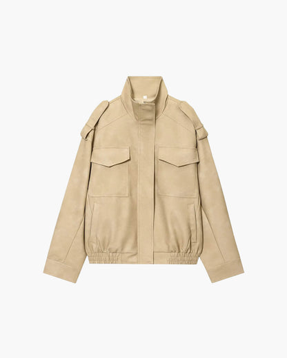 Cazadora Elyssa bomber de ante sintético