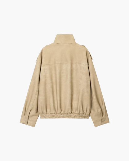 Cazadora Elyssa bomber de ante sintético