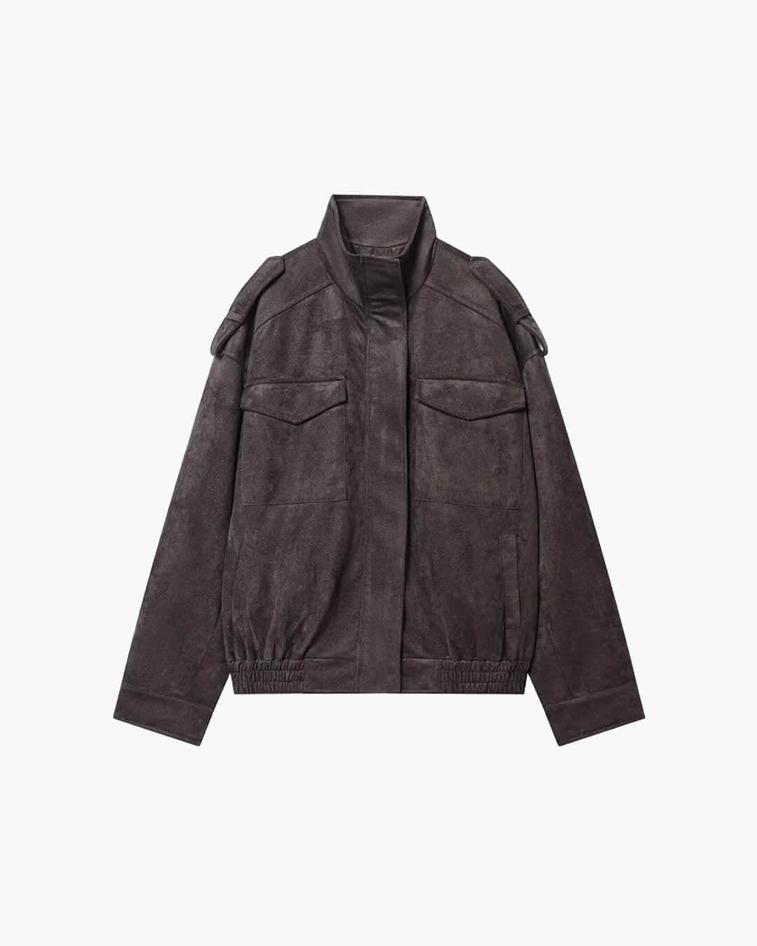 Cazadora Elyssa bomber de ante sintético
