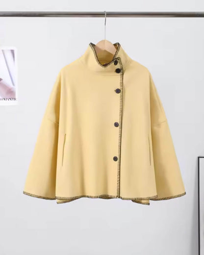Chaqueta Emily de cuello alto con botones