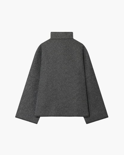 Chaqueta Emily de cuello alto con botones
