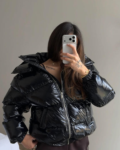 Chaqueta acolchada con capucha Geraldine