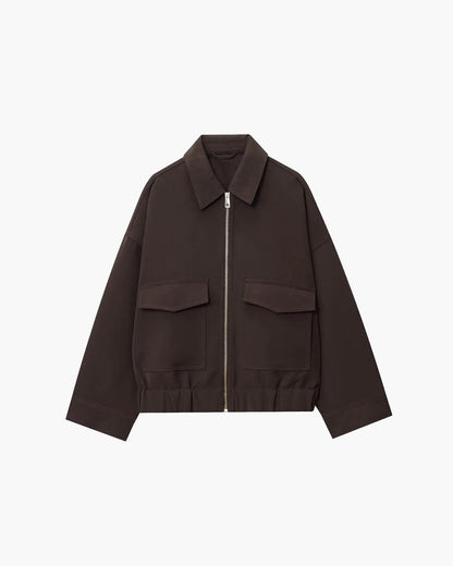 Bomber con Bolsillos de Solapa Ginny