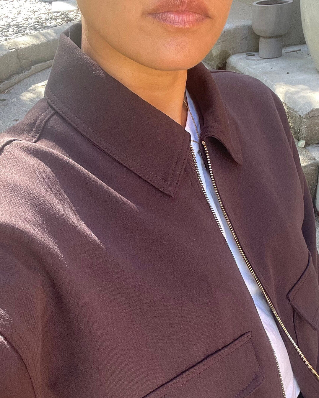 Bomber con Bolsillos de Solapa Ginny