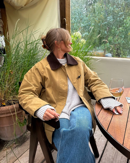 Chaqueta Jacky de lona estilo granja