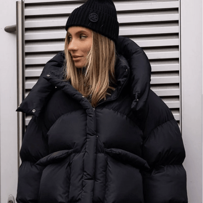 Janine Abrigo Acolchado con Capucha