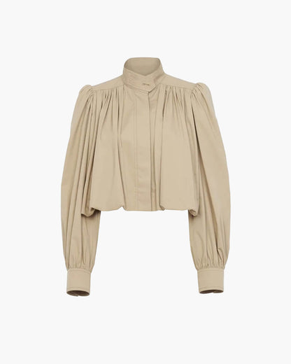 Chaqueta Jenna de corte holgado con pliegues