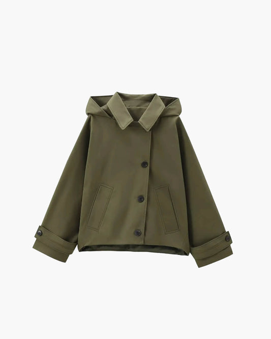 Gabardina con capucha Julia