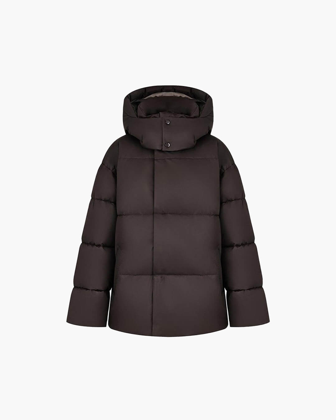 Leila Abrigo Acolchado Oversize con Capucha Desmontable
