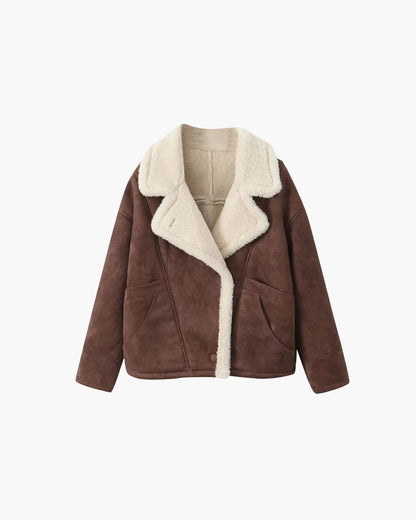Chaqueta de cuero sintético Leona