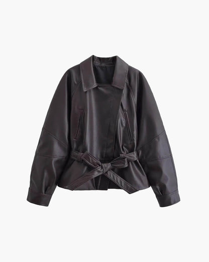 Chaqueta biker Maggie de polipiel
