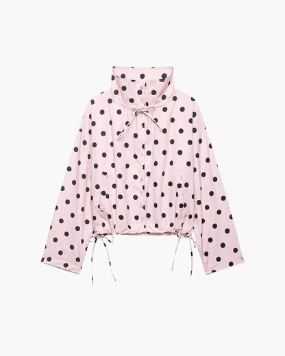 Chaqueta de Lunares con Cordón Margaret