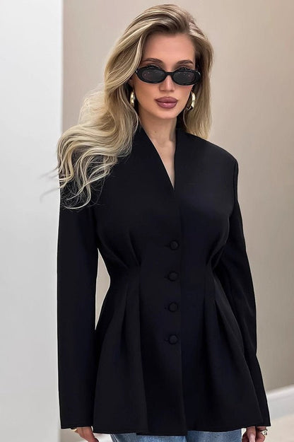 Blazer Margarita Plisado