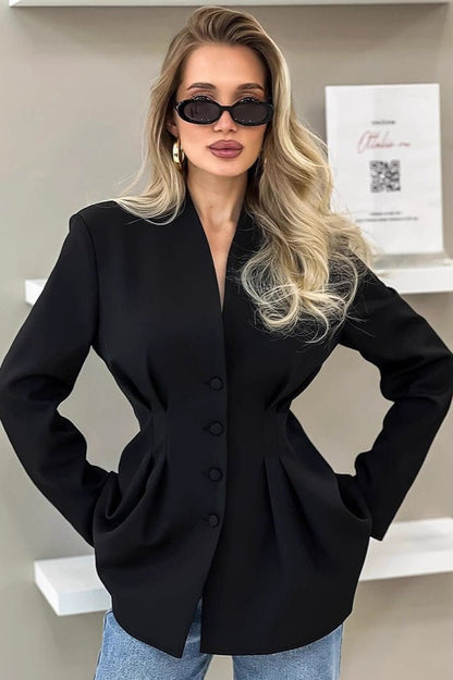 Blazer Margarita Plisado