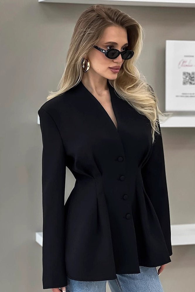 Blazer Margarita Plisado