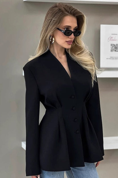 Blazer Margarita Plisado