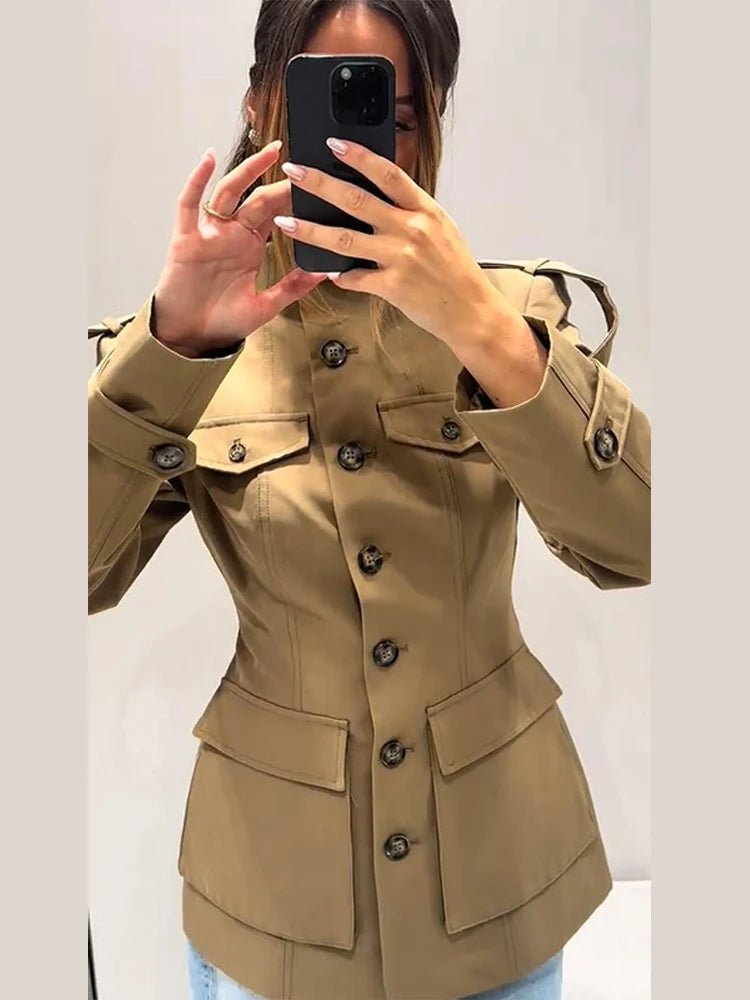 Gabardina entallada Melinda