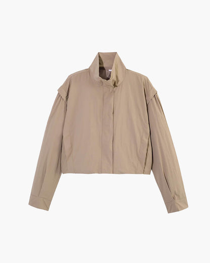 Chaqueta corta Melisande de cuello alto