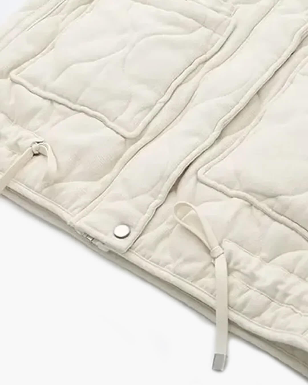 Chaleco con cuello alto y bolsillos Micah