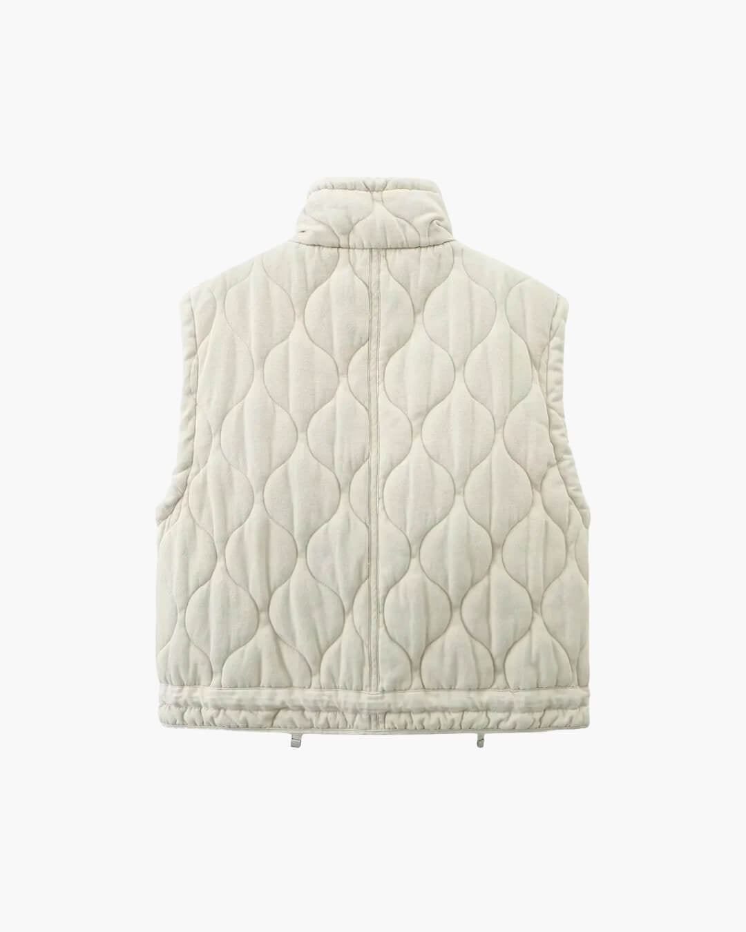 Chaleco con cuello alto y bolsillos Micah
